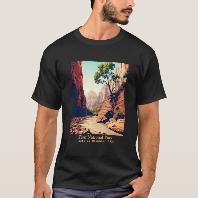 Zion National Park Utah The Narrows T-Shirt (Vorderseite)