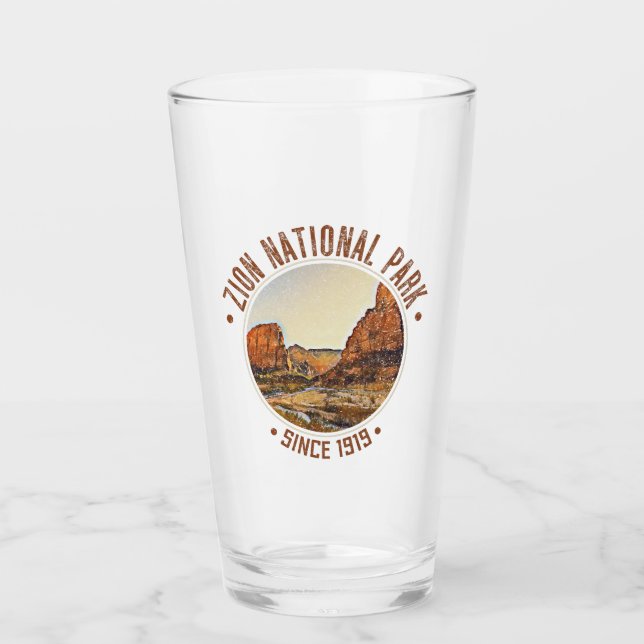 Zion National Park Utah USA Außenbereich gestört Glas (Vorderseite)