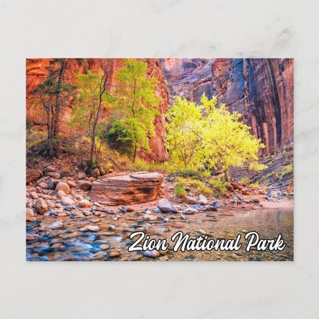 Zion National Park, Utah, USA Postkarte (Vorderseite)