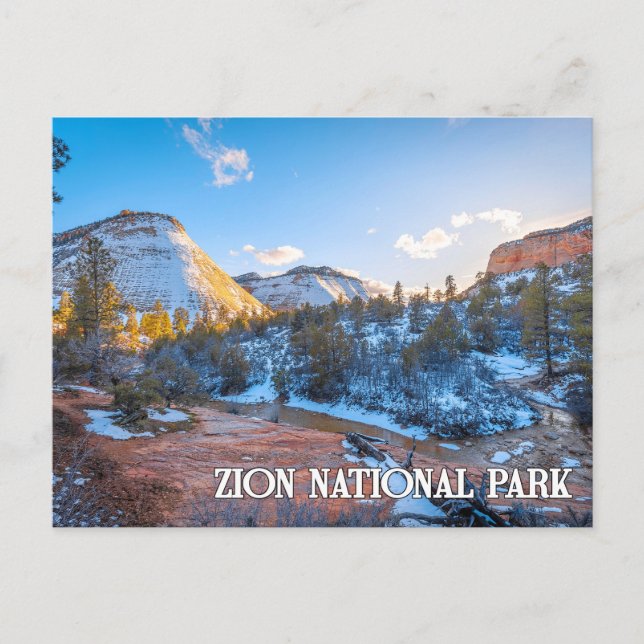 Zion National Park, Utah, USA Postkarte (Vorderseite)