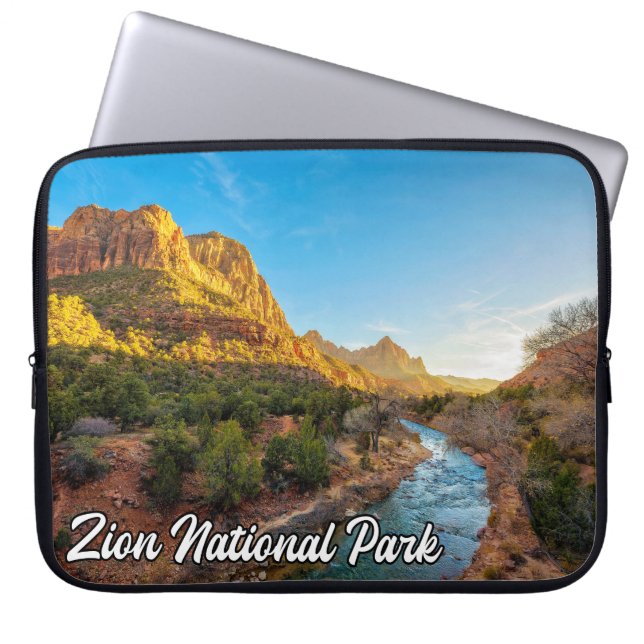 Zion National Park, Utah, Vereinigte Staaten Laptopschutzhülle (Vorderseite)