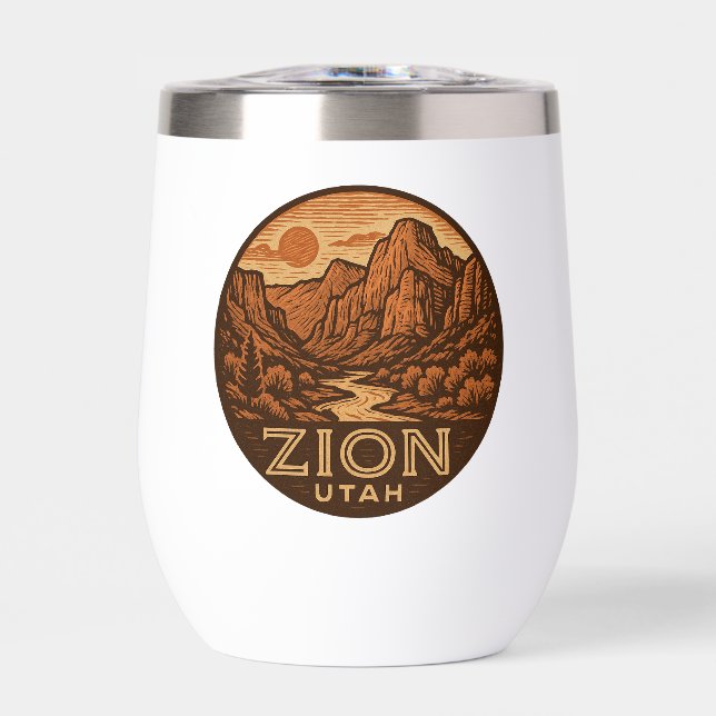 Zion National Park Utah Vin sans tonnerre (Avant)