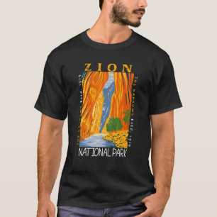 Zion National Park Utah Vintag Narrows Vintag T-Shirt