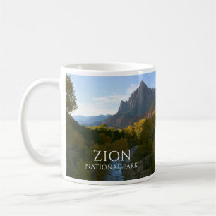 Zion National Park, Watchman Peak, Jungfrau River Kaffeetasse