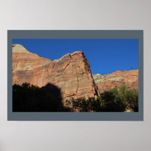 Zion-Nationalpark Berge Poster