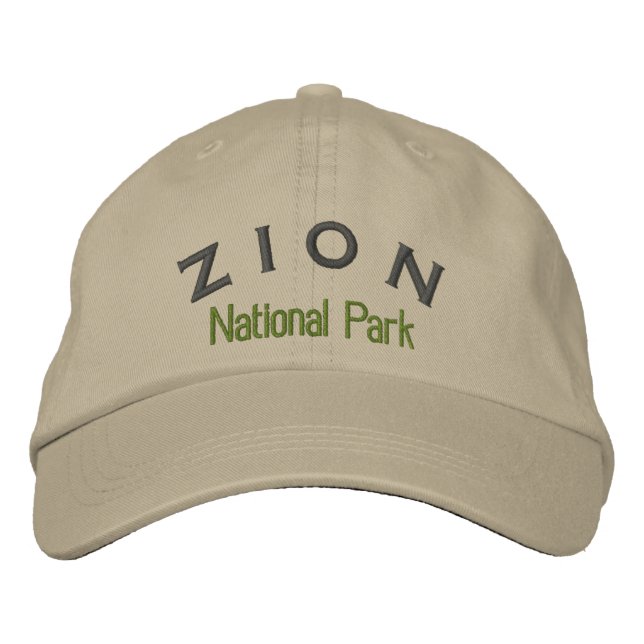 Zion-Nationalpark Bestickte Baseballkappe (Vorderseite)