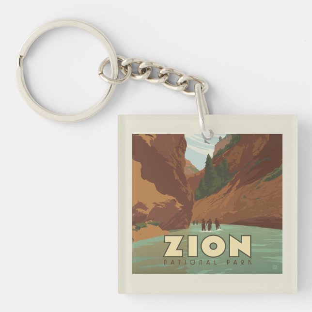 Zion-Nationalpark | Die Pfeile Schlüsselanhänger (Vorderseite)