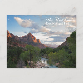 Zion Nationalpark - die Wächterpostkarte Postkarte