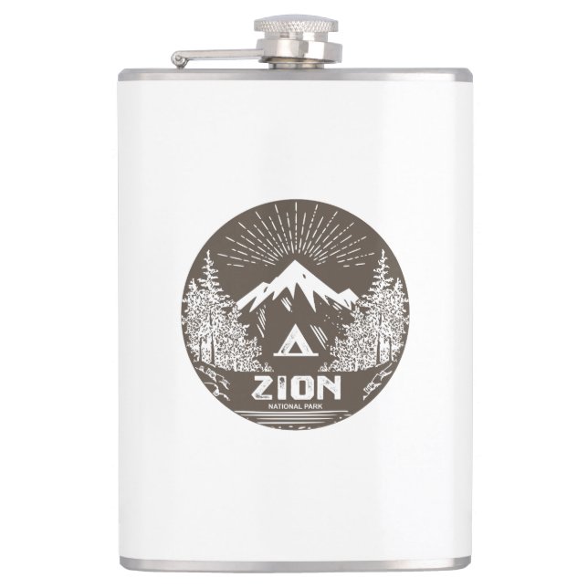 Zion-Nationalpark Flachmann (Vorderseite)