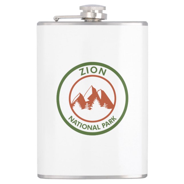 Zion-Nationalpark Flachmann (Vorderseite)