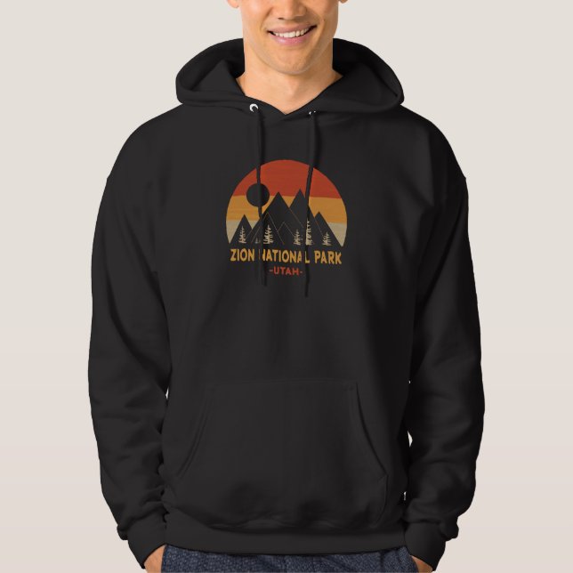 Zion-Nationalpark Hoodie (Vorderseite)