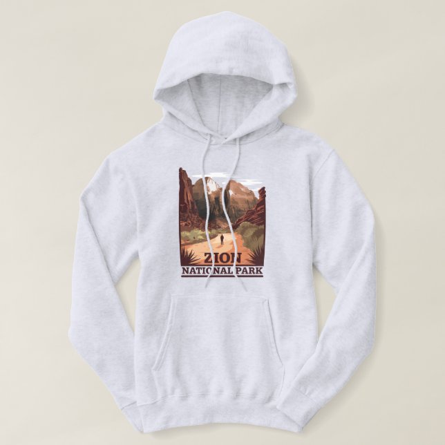 Zion-Nationalpark Hoodie (Design vorne)