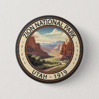 Zion Nationalpark Illustration Reisen Kunst, Dicht