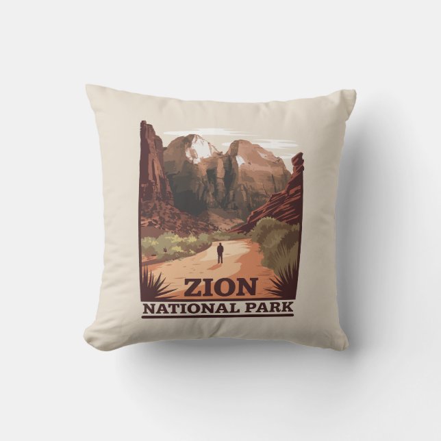 Zion-Nationalpark Kissen (Vorderseite)