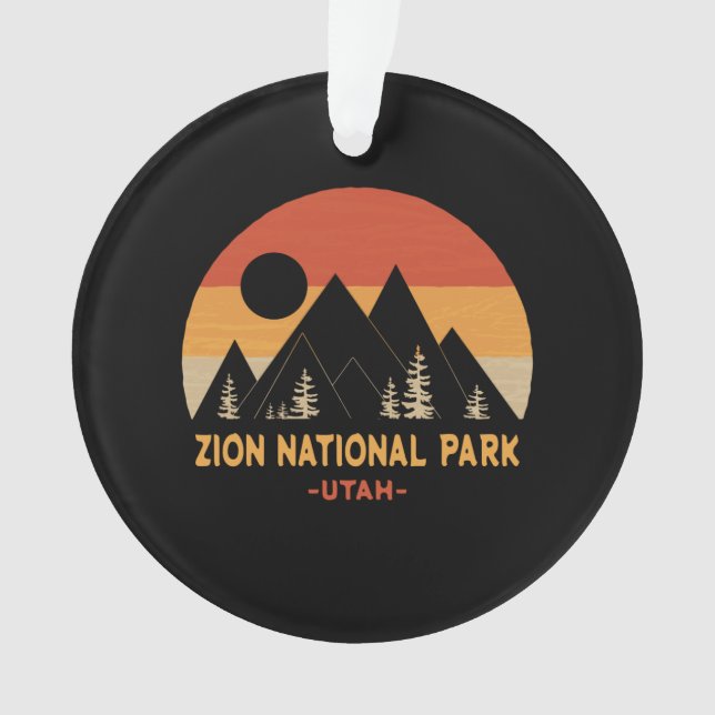 Zion-Nationalpark Ornament (Vorderseite)
