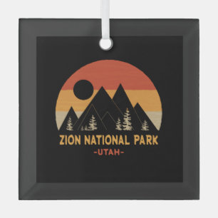 Zion-Nationalpark Ornament Aus Glas