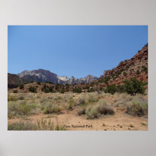 Zion-Nationalpark Poster