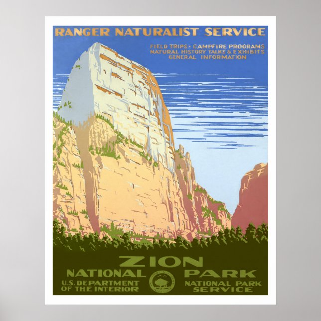 Zion-Nationalpark Poster (Vorne)