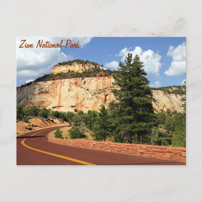 Zion-Nationalpark Postkarte (Vorderseite)