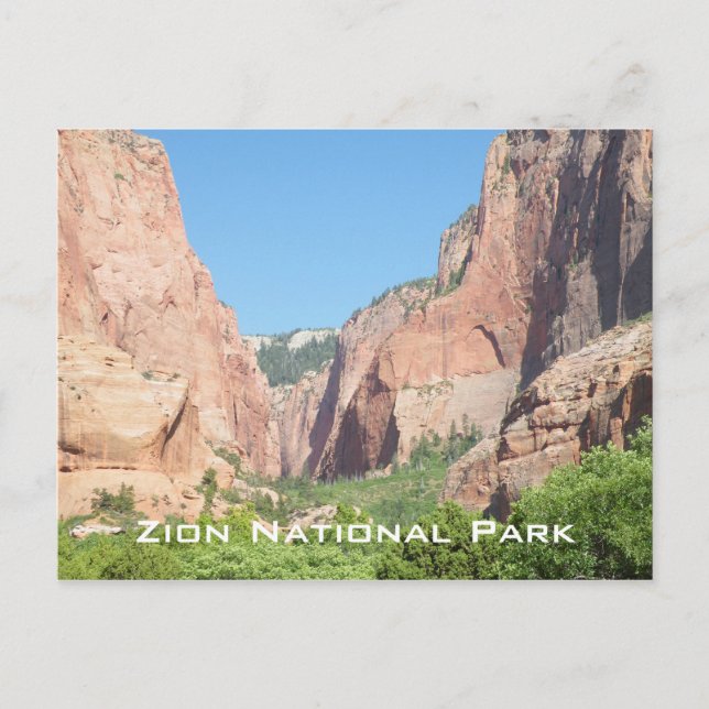 Zion-Nationalpark Postkarte (Vorderseite)