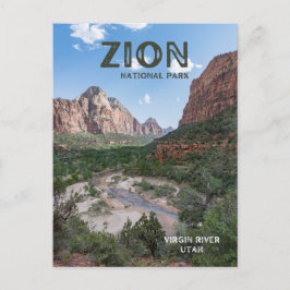 Zion-Nationalpark Postkarte