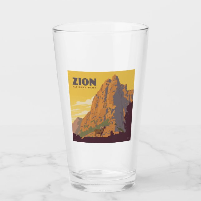 Zion-Nationalpark | Ram Glas (Vorderseite)