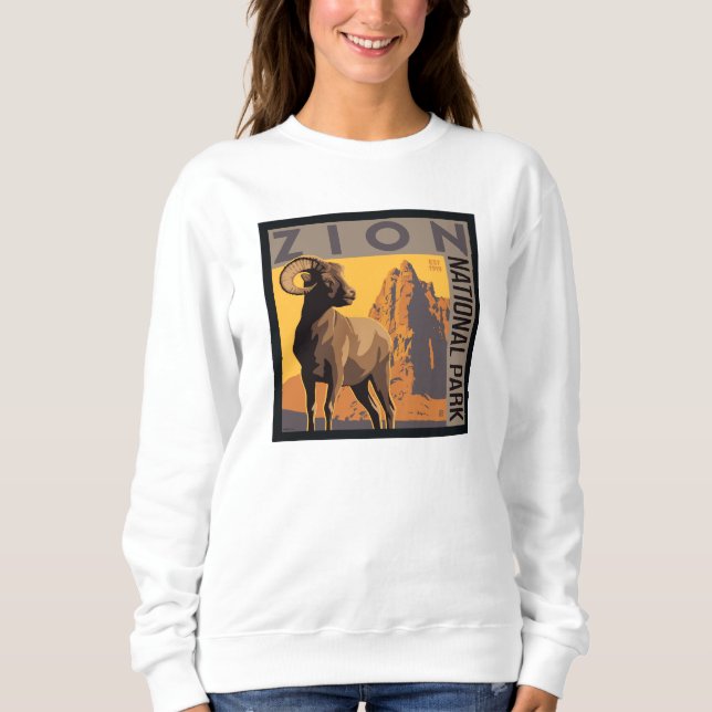 Zion-Nationalpark | Ram Sweatshirt (Vorderseite)