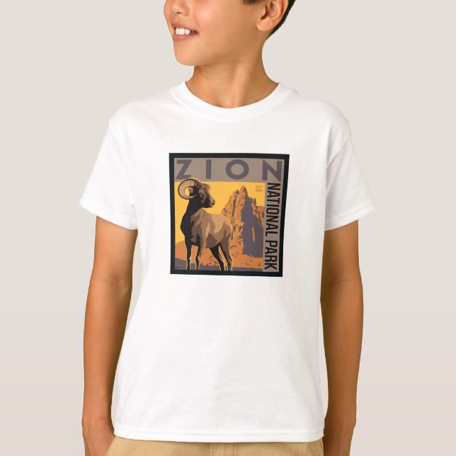 Zion-Nationalpark | Ram T-Shirt (Vorderseite)