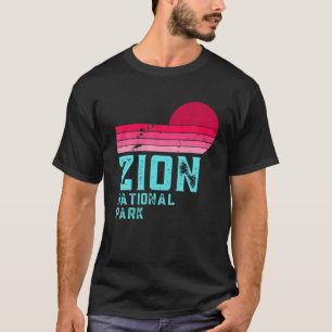 Zion-Nationalpark Retro 80's Distressed T-Shirt