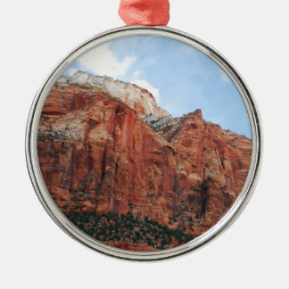 zion Nationalpark Silbernes Ornament