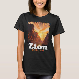Zion-Nationalpark US-Trail Utah Camping erkunden H T-Shirt