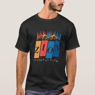 Zion Nationalpark Utah Canyon Wandern neben dem Wa T-Shirt
