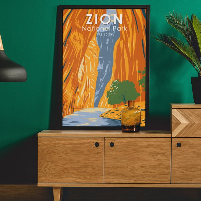 Zion Nationalpark Utah Die Pfeile Vintag Poster (Von Creator hochgeladen)