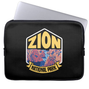 Zion Nationalpark Utah Retro Laptopschutzhülle
