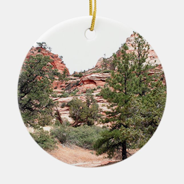 Zion Nationalpark, Utah, USA 16 Keramik Ornament (Vorne)