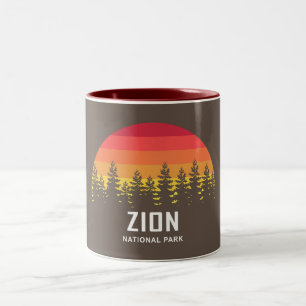 Zion-Nationalpark Zweifarbige Tasse
