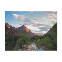 Zion NP - The Watchman at Zion carte postale