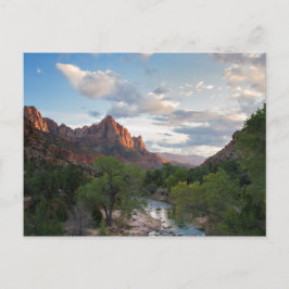 Zion NP - The Watchman at Zion postcard Postkarte