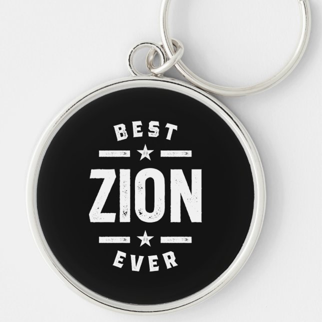 Zion Personalisiert Name Birthday Gift Schlüsselanhänger (Vorne)