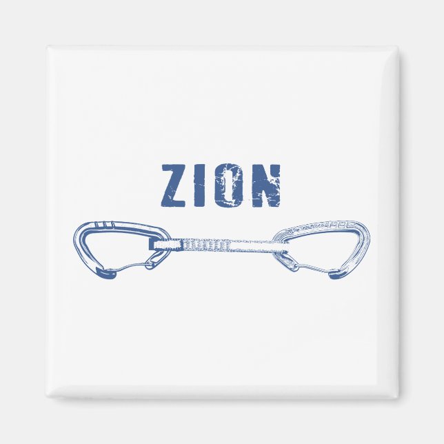 Zion Rock Climbing Quickziehen Magnet (Vorne)