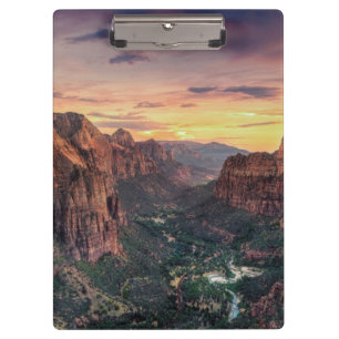 Zion Schlucht-Nationalpark Klemmbrett