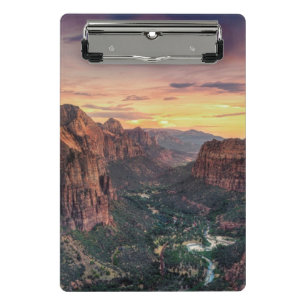 Zion Schlucht-Nationalpark Mini Klemmbrett