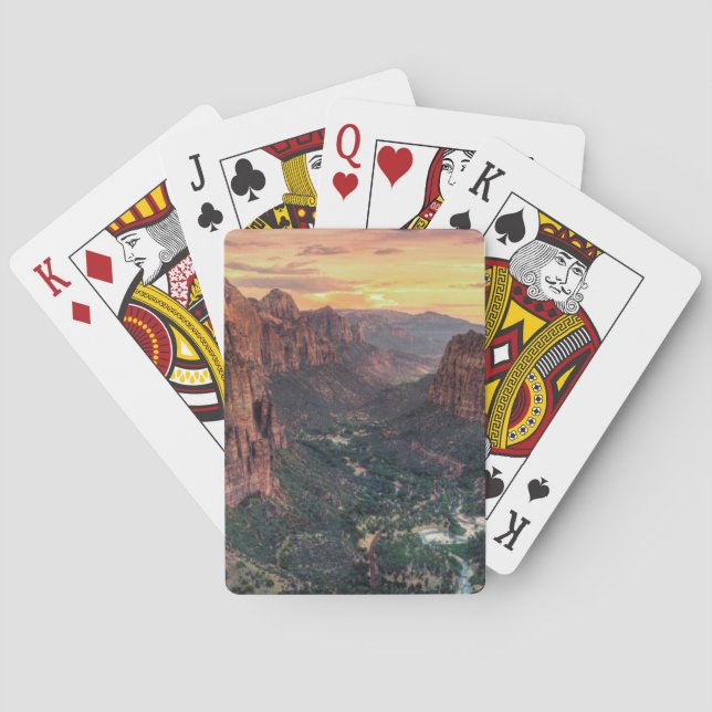 Zion Schlucht-Nationalpark Spielkarten (Rückseite)