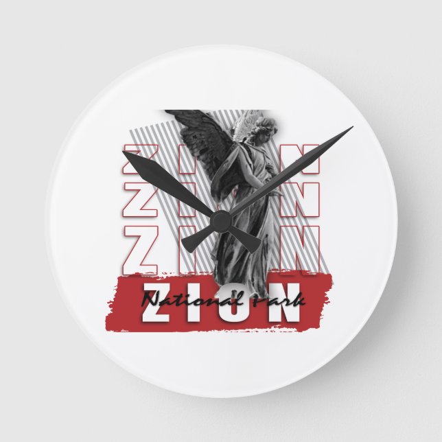 Zion small runde wanduhr (Vorderseite)