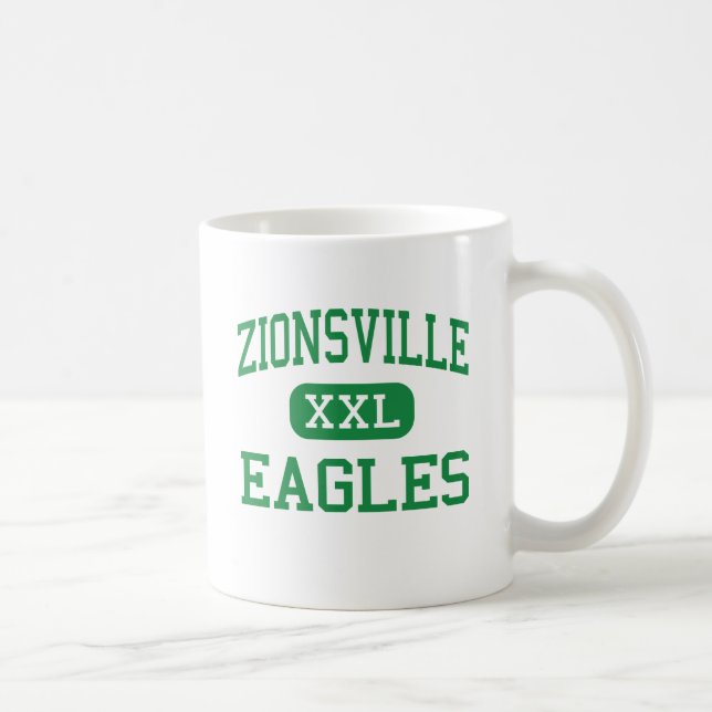 Zionsville - Eagles - Gemeinschaft - Zionsville Kaffeetasse (Rechts)