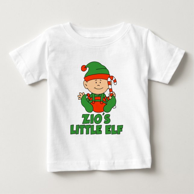 Zios kleiner Elf Baby T-shirt (Vorderseite)