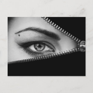 Zip-Auge Postkarte