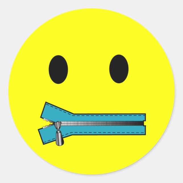 'zip it FACE STICKERS (Devant)