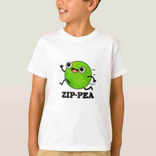 Zip-pea Funny Zippy Pea Pun T-Shirt