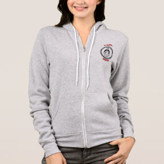 Zip-up-Hoodie für Frauen: Braves (10203) Hoodie